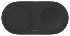 Belkin latausalusta PRO 2in1 Qi2 15w, musta - 1