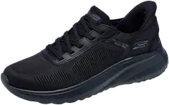 Skechers miesten Slip-Ins loafer Bobs Sport Squad Chaos Solid Step Black - BLACK - 6