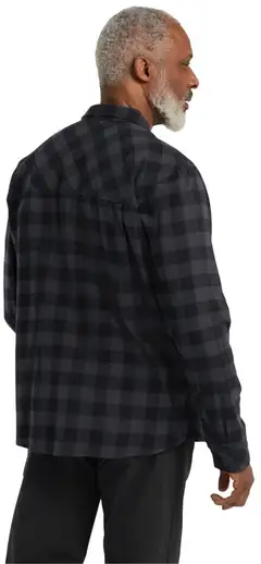 Jack Wolfskin miesten flanellipaita Lite - check black - 5