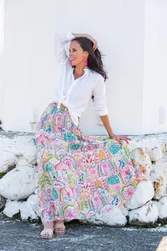 AmandaB naisten mekko 26556 - Monivärinen - 3