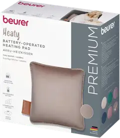 Beurer HK77 Heaty akkukäyttöinen lämpötyyny, ruskeanharmaa - 4