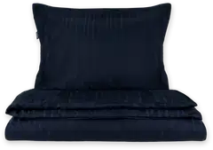 Familon pussilakanasetti Stripe Hotel 150x210+50x60 cm t.sininen - 1