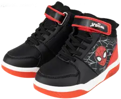 Spider-Man lasten midvartiset vilkkutennarit SP01433 - BLACK/RED - 1