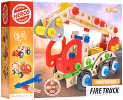Heros rakennussarja Constructor Paloauto 155 osaa - 1