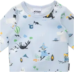 Muumi vauvojen body Leikkihetki 593834 - vaaleansininen - 2