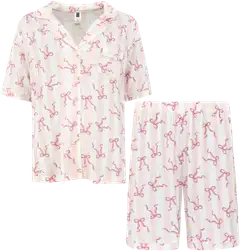 Actuelle naisten shortsipyjama 212A042624 - AOP - 1