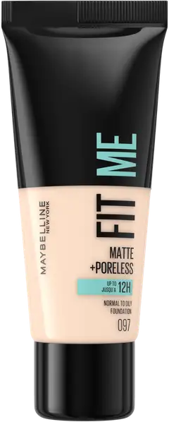 Maybelline New York  Fit Me Matte + Poreless 097 Natural porcelain -meikkivoide 30ml - 1