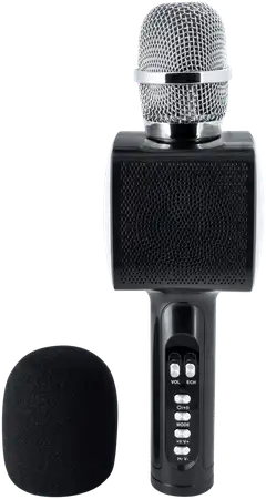 BigBen karaokemikrofoni Bluetooth yhteydellä musta - 1