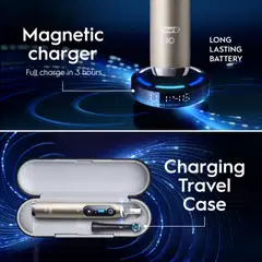 Oral-B iO10 -Sähköhammasharja Lunar Gold, lataava matkakotelo - 5