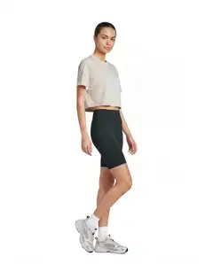 adidas naisten crop-pituinen treenipaita lyhyet hihat JE6169 - Wonder alumina - 4