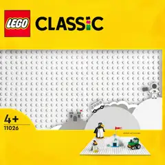 LEGO® Classic Valkoinen rakennuslevy 11026 Rakennussarja; Loputtomasti luovia leikkejä yli 4-vuotiaille LEGO rakentajille (1 osa) - 1