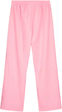 WKLY. naisten pyjamahousut 212W042633 - pink stripe - 2