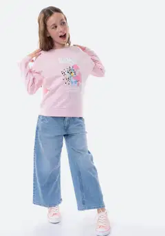 BBC lasten collegepaita I277373 - PINK DARK - 3