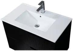 Lykke allaskaappi polar deluxe 80x46x55cm, musta - 3