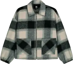 WKLY. naisten ruutujakku 220W340612 - Black checks - 1