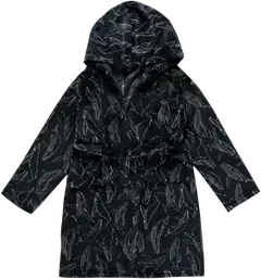 House lasten fleece-kylpytakki valas 232H382632 - MUSTA - 1