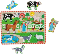 Melissa & doug Äänipalapeli Piippolan vaarilla oli talo (englanninkieliset laulut) - 3