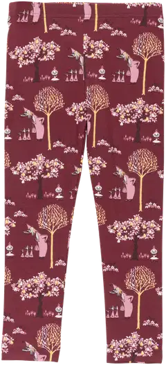 Muumi lasten leggingsit Vilijonkka 593467 - burgundi - 1