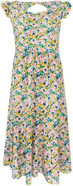 Margaux Riviera naisten midimekko SDSL_01 - FLOWER MULTICOL - 1