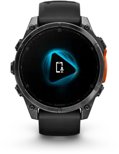 Garmin urheilukello Fenix 8 AMOLED 47 mm tummanharmaa/musta - 3