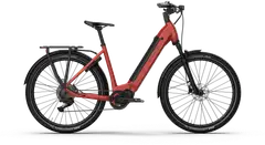 Helkama CX 27,5" Kaupunkisähköpyörä 9-vaihdetta runko 50 cm punainen - 1