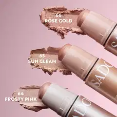 IsaDora The Highlight Stick Cream-to-Silky Powder 64 Frosty Pink 5,5 g - 64 Frosty Pink - 5