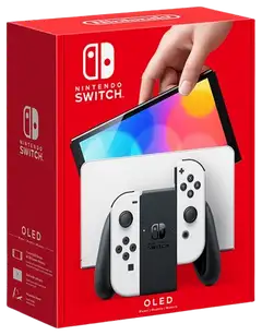 Nintendo Switch pelikonsoli OLED  White - 10