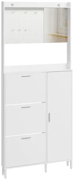 SoBuy kenkäkaappi valkoinen FSR233-W - 1