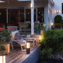 Philips Hue Impress -pylväsvalaisin ulkokäyttöön 16W 2000-6500K 590LM musta - 8