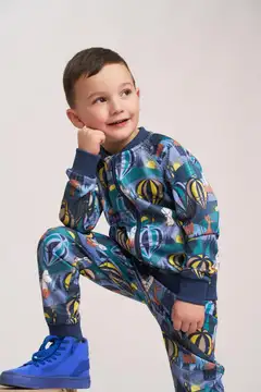 Muumi lasten verkkatakki Aamulento 591368 - SININEN - 4