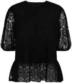 NOW Classic naisten pitsipusero 127112 - Black lace - 1
