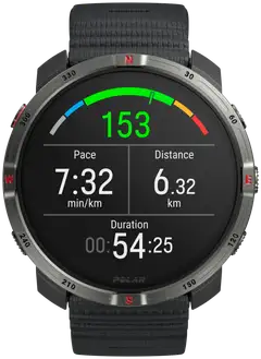 Polar Outdoor-kello Grit X2 musta S-L - 2