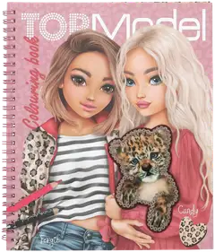 TOPModel värityskirja paljeteilla LEOHEART - 1