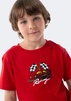 TEX BASIC lasten t-paita racing I276704 - RED 2 - 5