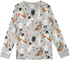 Muumi lasten pyjama Rakentajat 589387 - HARMAA - 2