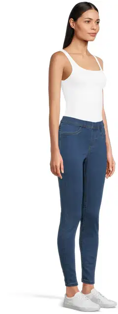 House naisten denimjeggingsit - Mid blue - 4