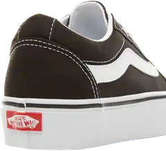 Vans naisten vapaa-ajan jalkine Ward Platform - Black/white - 4