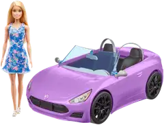 Barbie Convertible And Doll Leikkisetti - 1