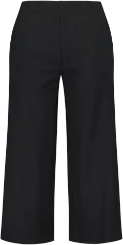 House naisten leveälahkeiset kaprihousut Faith3 - Jet Black - 1