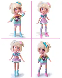 Hello Kitty Manga Fashion Unicorn -nukke - 5