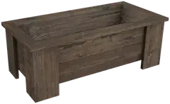 Miljöörakennus kukkalaatikko suorakaide harmaa 70x28cm korkeus 25cm - 1