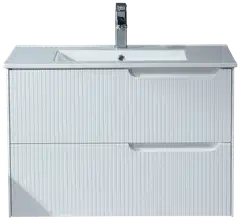 Lykke allaskaappi polar deluxe 80x46x55cm, valkoinen - 1