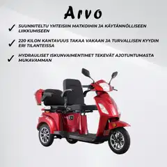 Arvo senioriskootteri x200 2-henkilölle - 3