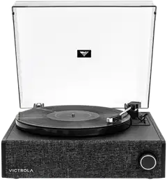Victrola Eastwood LP -levysoitin  sisäänrakennetuilla kaiuttimilla musta - 1