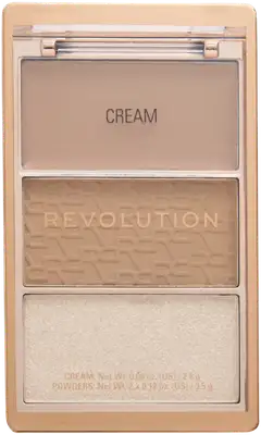 Revolution the bronze icon monikäyttösävypaletti 3 sävyä  divine fair - divine fair - 1