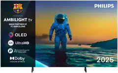 Philips 77" OLED810 4K Ambilight Google TV - 1