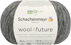 Schachenmayr neulelanka Wool4future 50g antrasiitin harmaa - 1