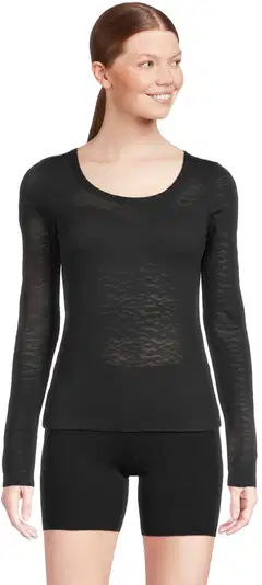 WKLY. naisten aluspusero 211W332658 - Black - 1