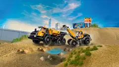 LEGO® City Big Vehicles 60494 Kippiauto ja etukuormaaja - 6