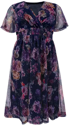 House naisten lyhyt kukkamekko 218HP09526, D-mitoitus - Flower aop - 1